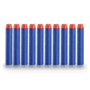 100PCs Soft Hollow Hole Head 7.2cm Refill Darts Toy Gun Bullets for Nerf Series Blasters Xmas Kid Children Gift