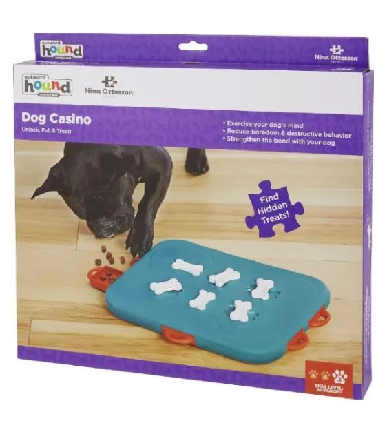 25% OFF: Outward Hound Nina Ottosson Dog Casino Plastic Interactive Dog Toy