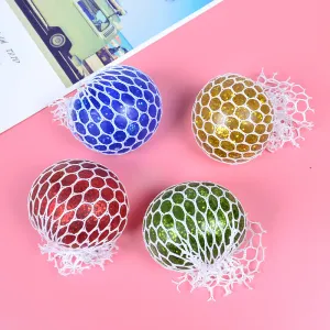 4 PCS Grape Ball Stress Relief Squeeze Toy, TO0085