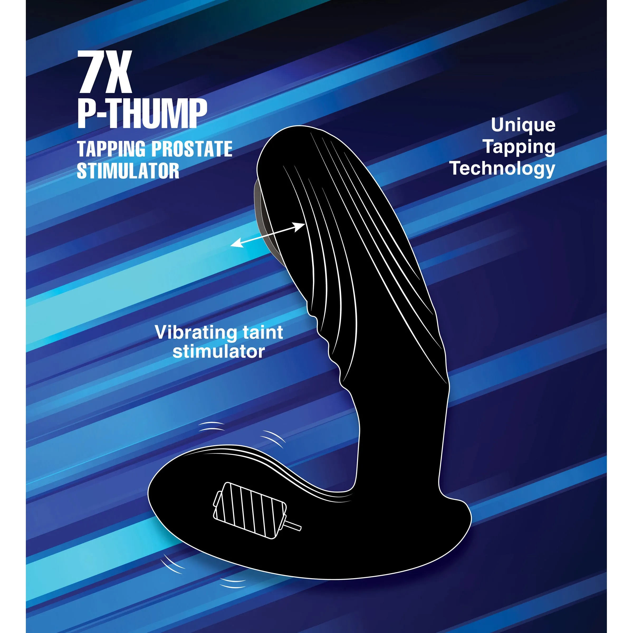 7X P-THUMP Tapping Prostate Stimulator