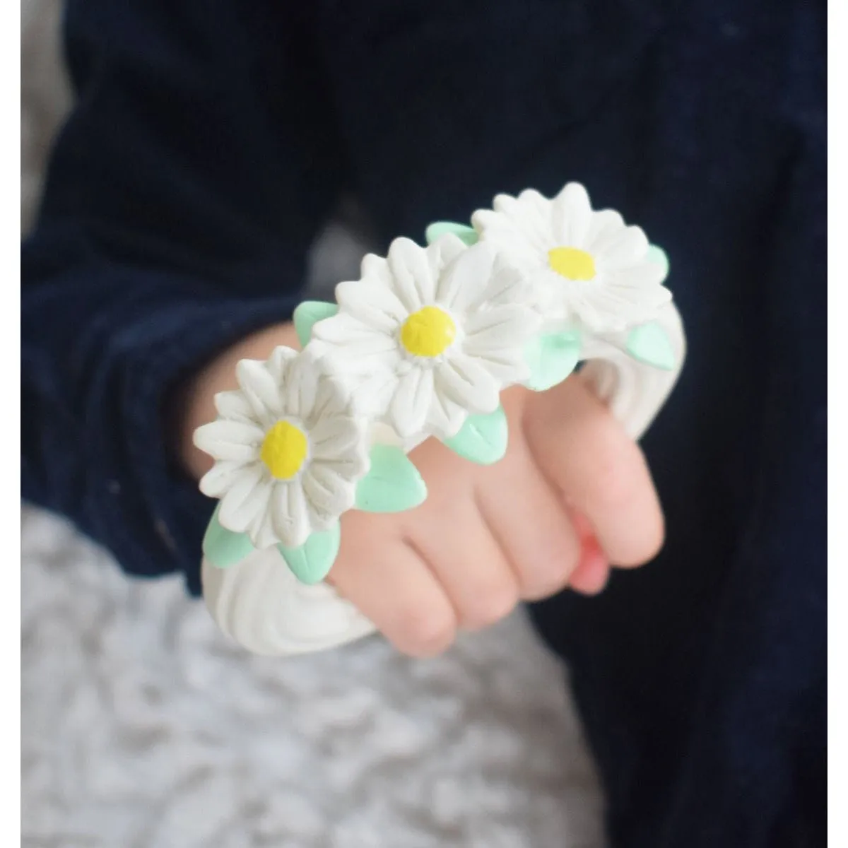 A Little Lovely Company Teething Ring Daisy Chain