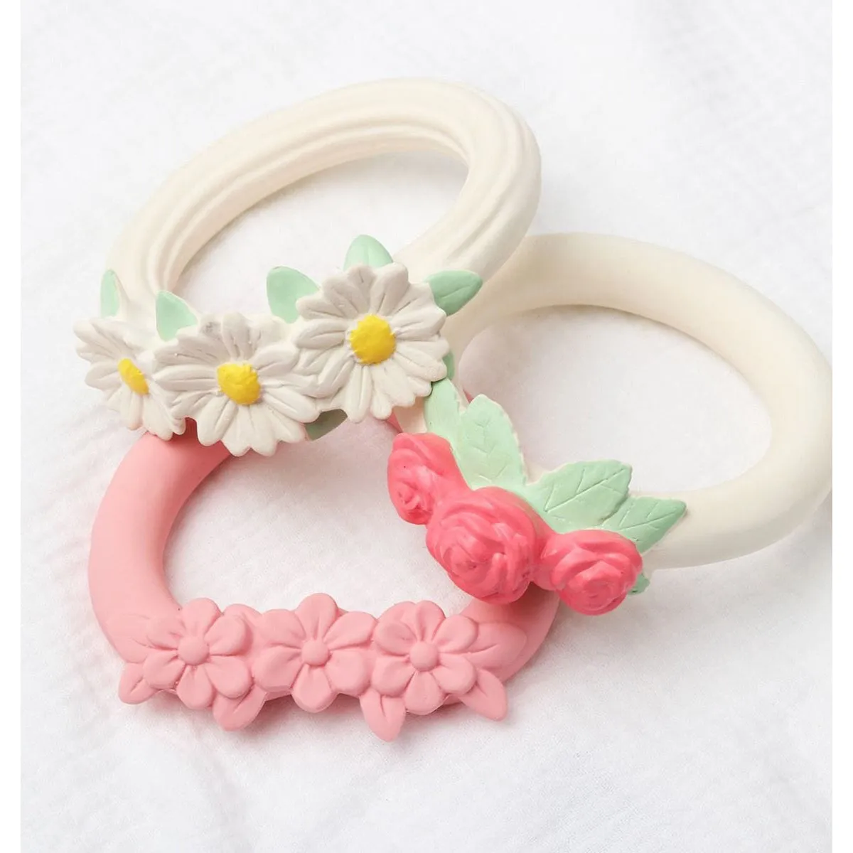 A Little Lovely Company Teething Ring Sweet Heart