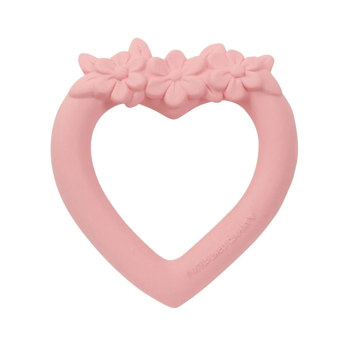 A Little Lovely Company Teething Ring Sweet Heart