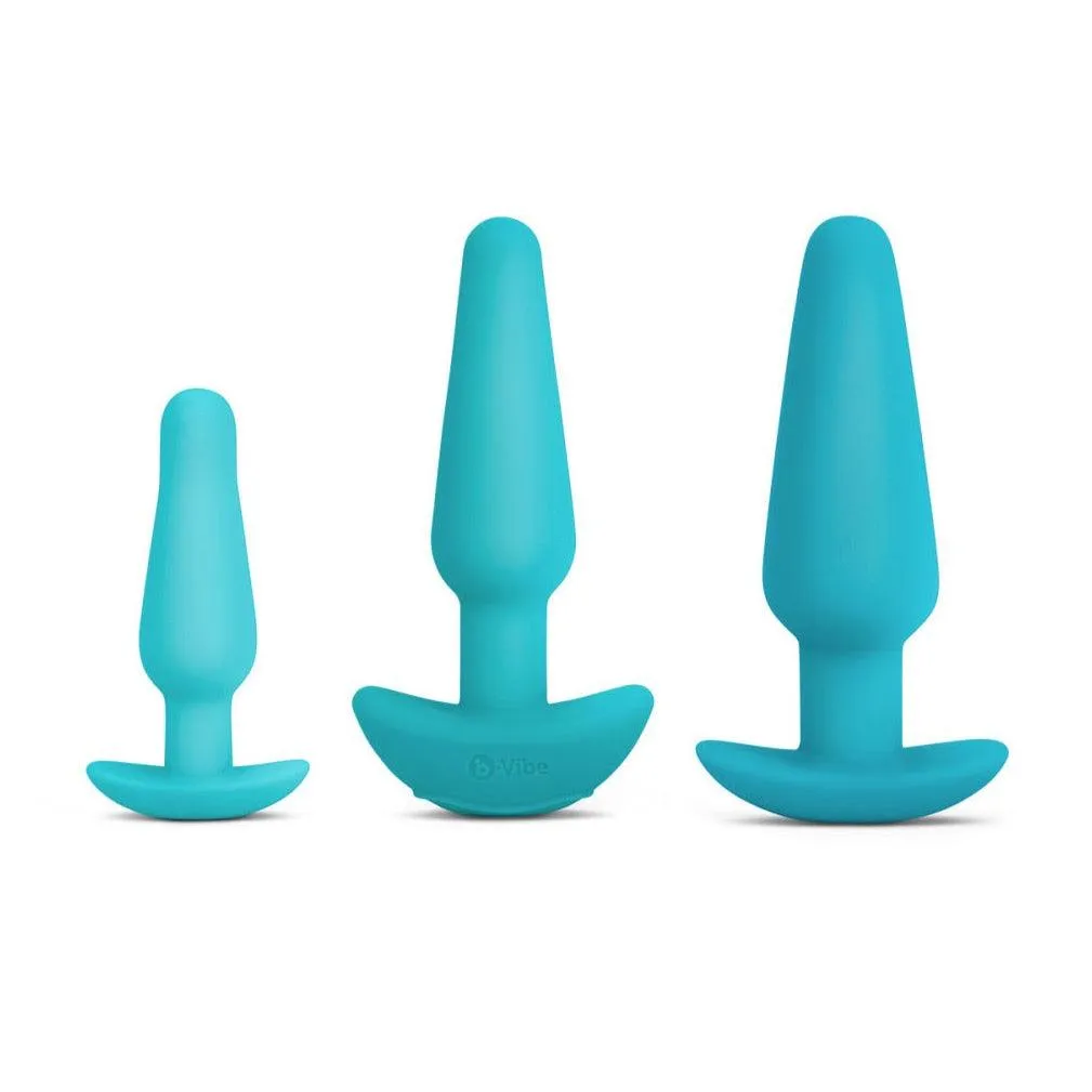 b-Vibe Anal Training & Education Butt Plug Set