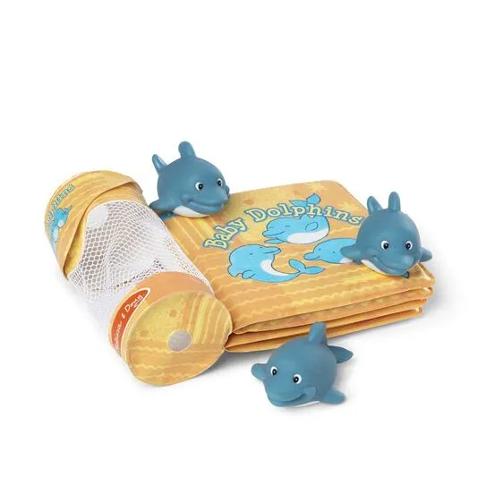 Baby Dolphins Bath Book & Toy