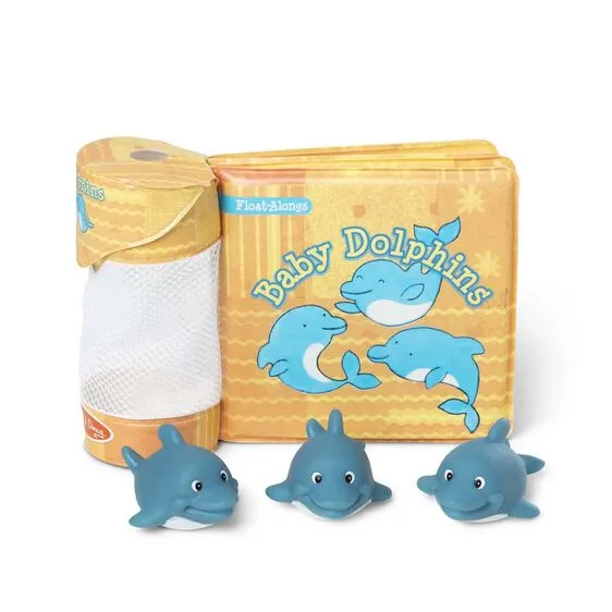 Baby Dolphins Bath Book & Toy