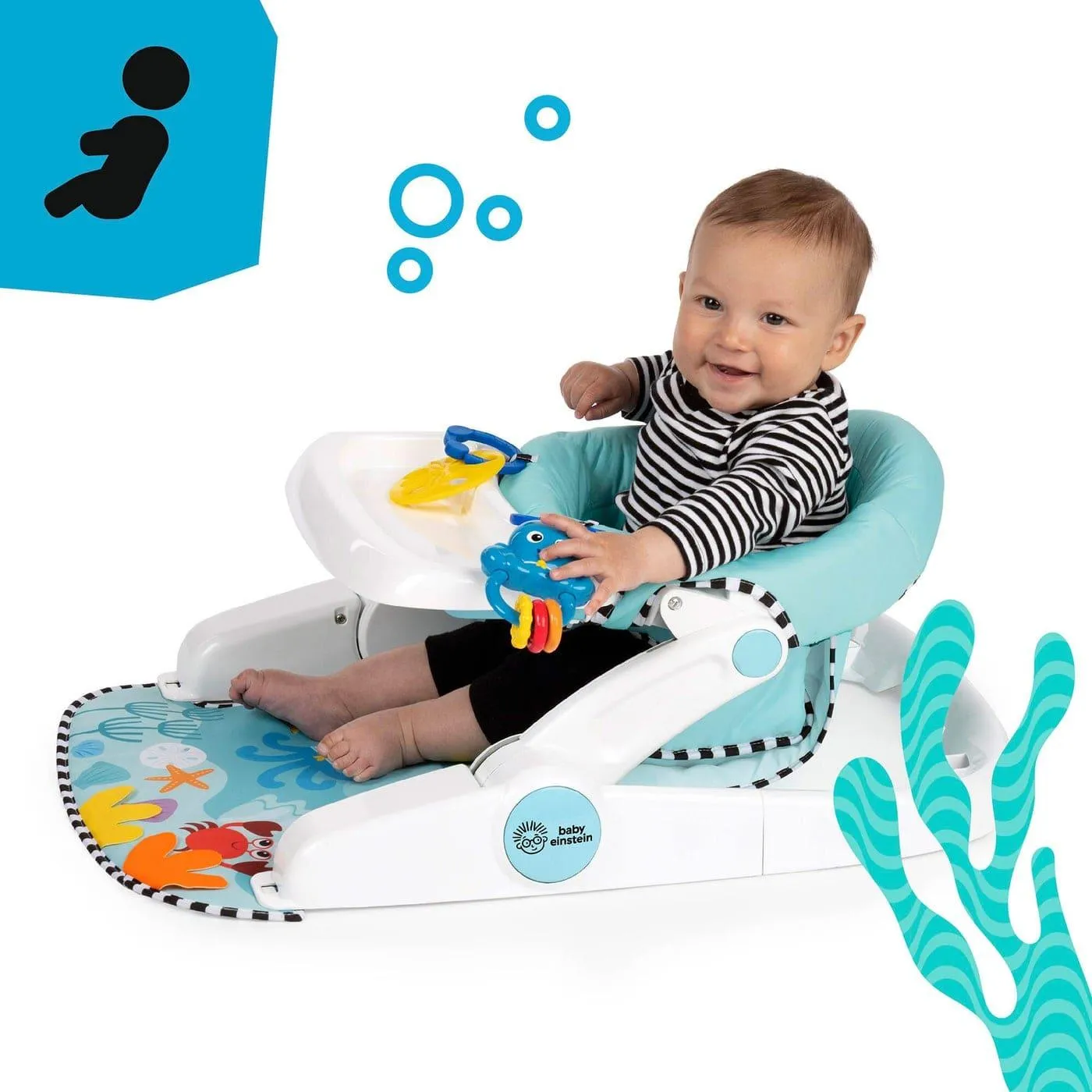 Baby Einstein Sea of Support™ 2-in-1 Sit-Up Floor Seat