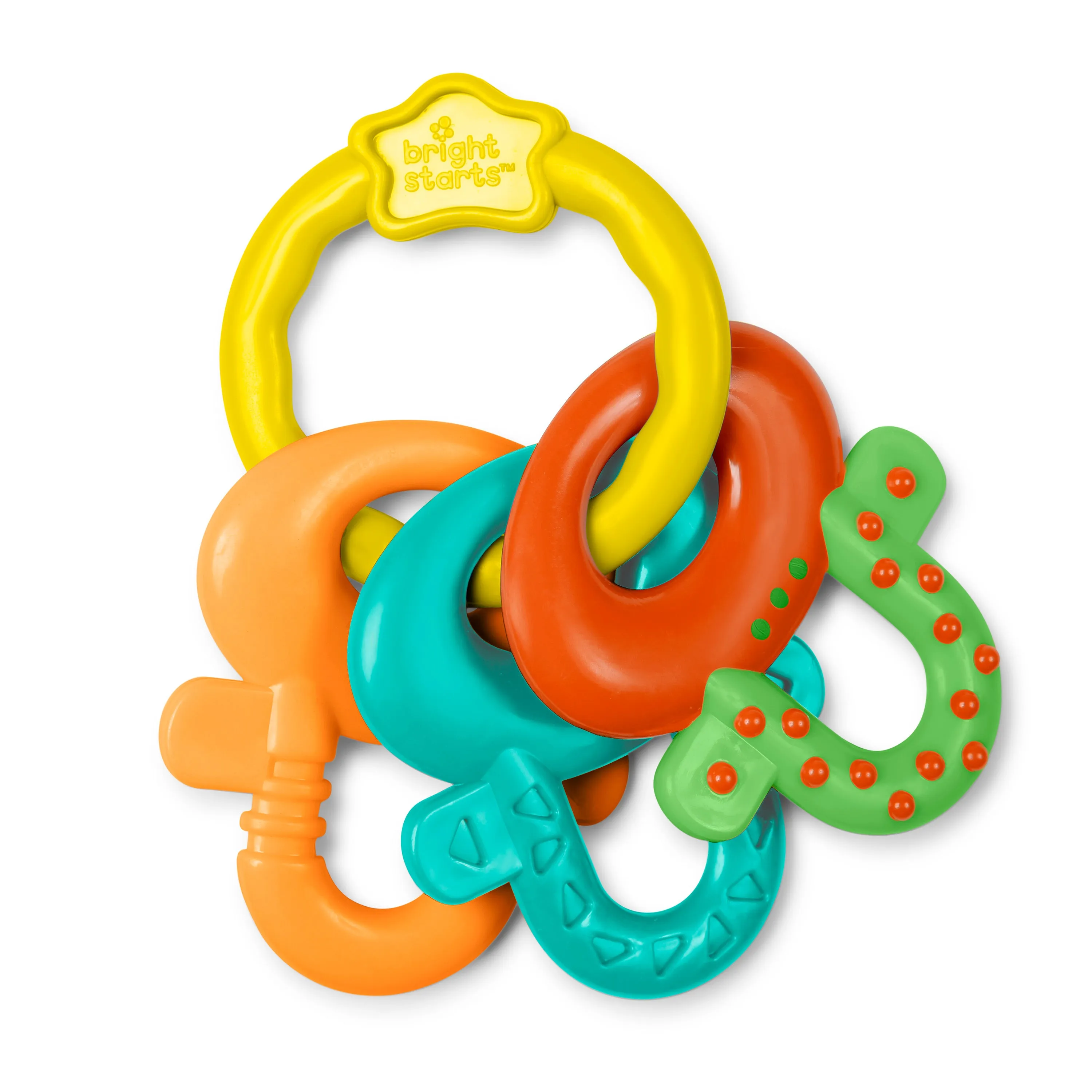 Bright Starts Teeth Relief 8pc Gift Set, Easy-Grasp Baby Teethers