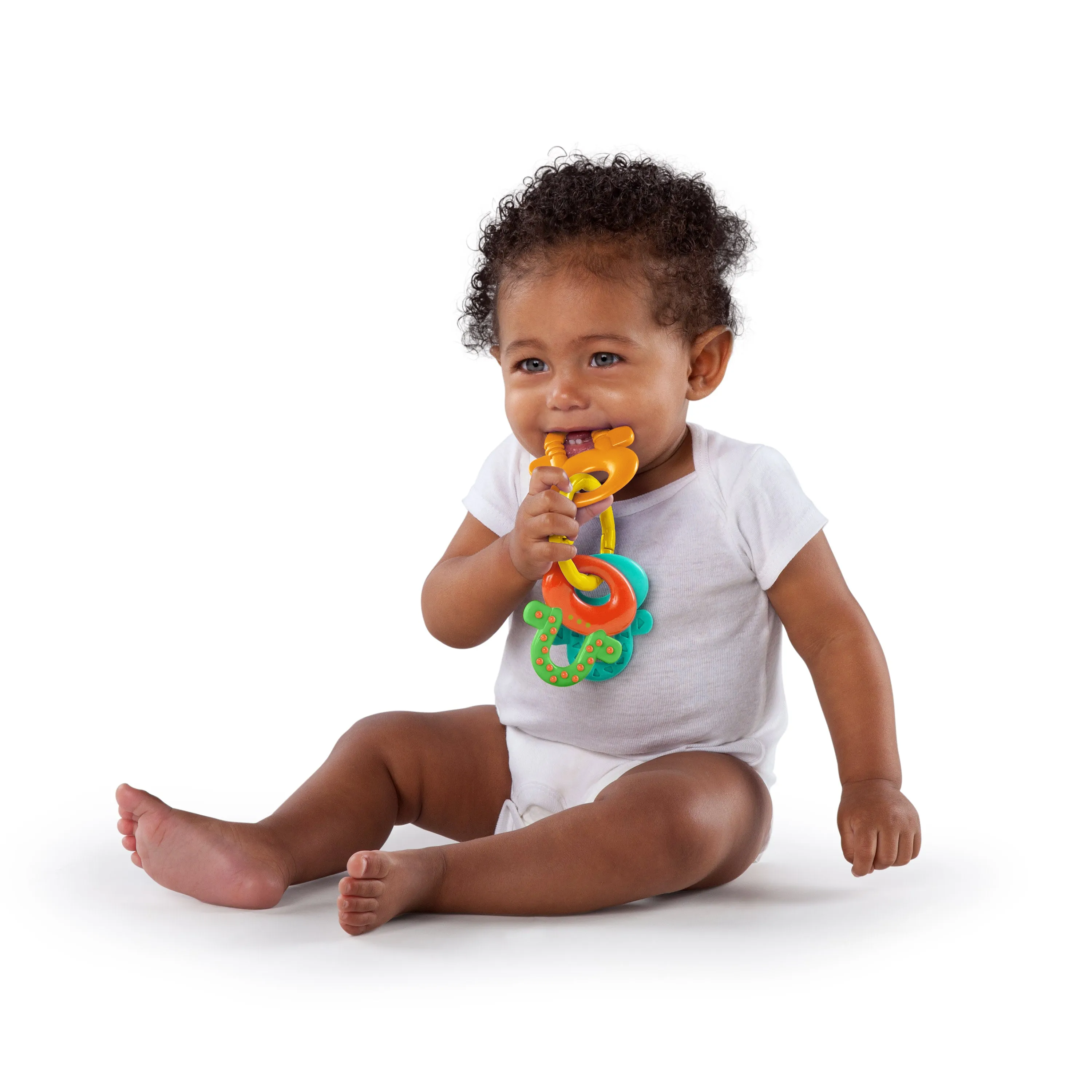 Bright Starts Teeth Relief 8pc Gift Set, Easy-Grasp Baby Teethers