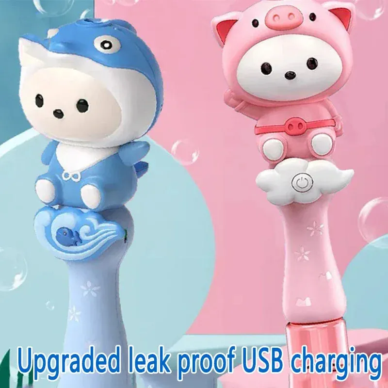 Cartoon Little Sheep Handheld Bubble Machine