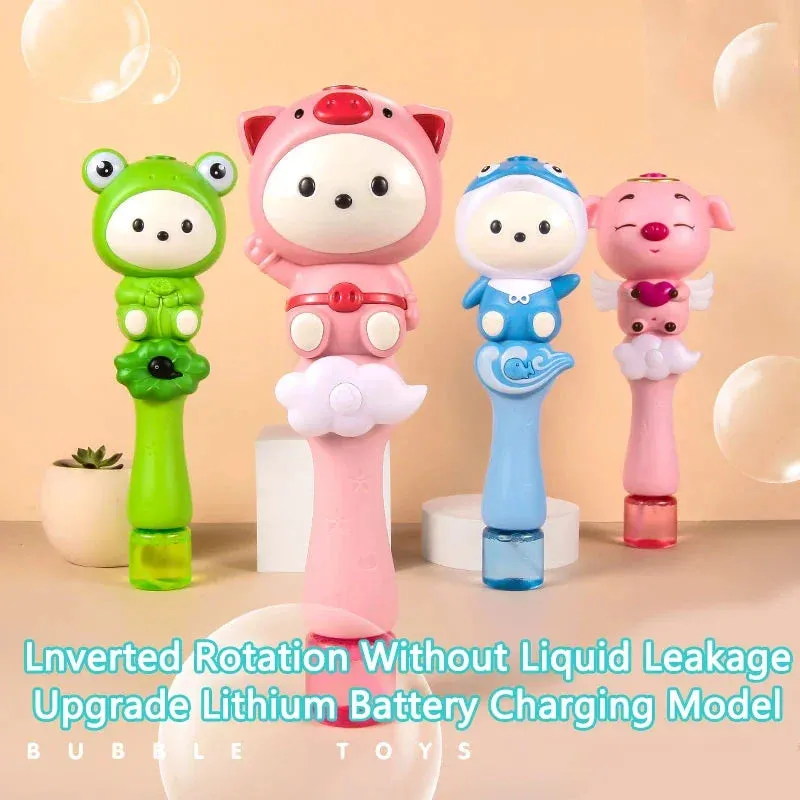 Cartoon Little Sheep Handheld Bubble Machine