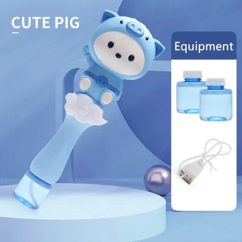 Cartoon Little Sheep Handheld Bubble Machine