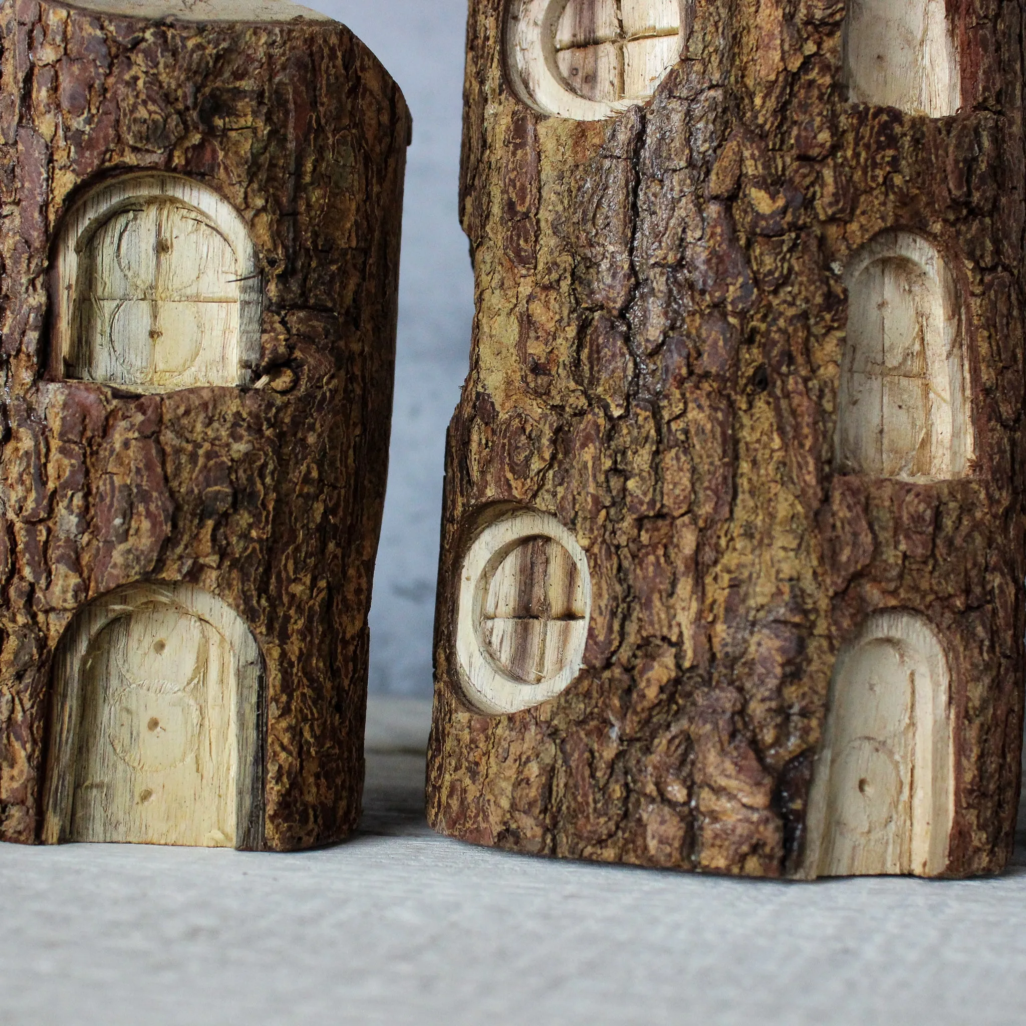 Carved Tree Houses