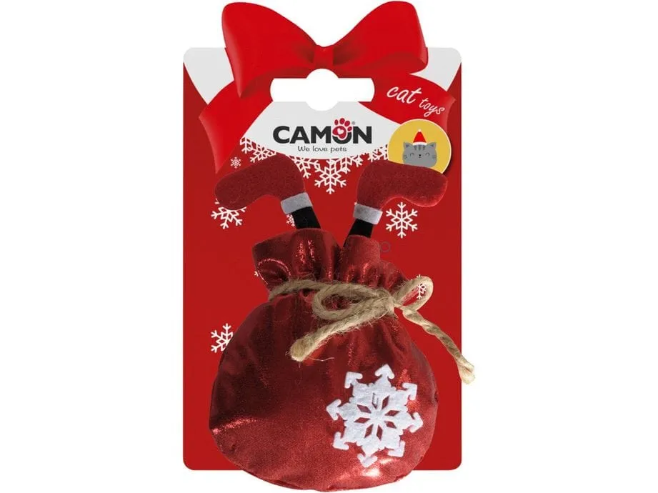 Cat toy- Stars (2p)   Christmas bag(1p), in polyester, approx. 9cm