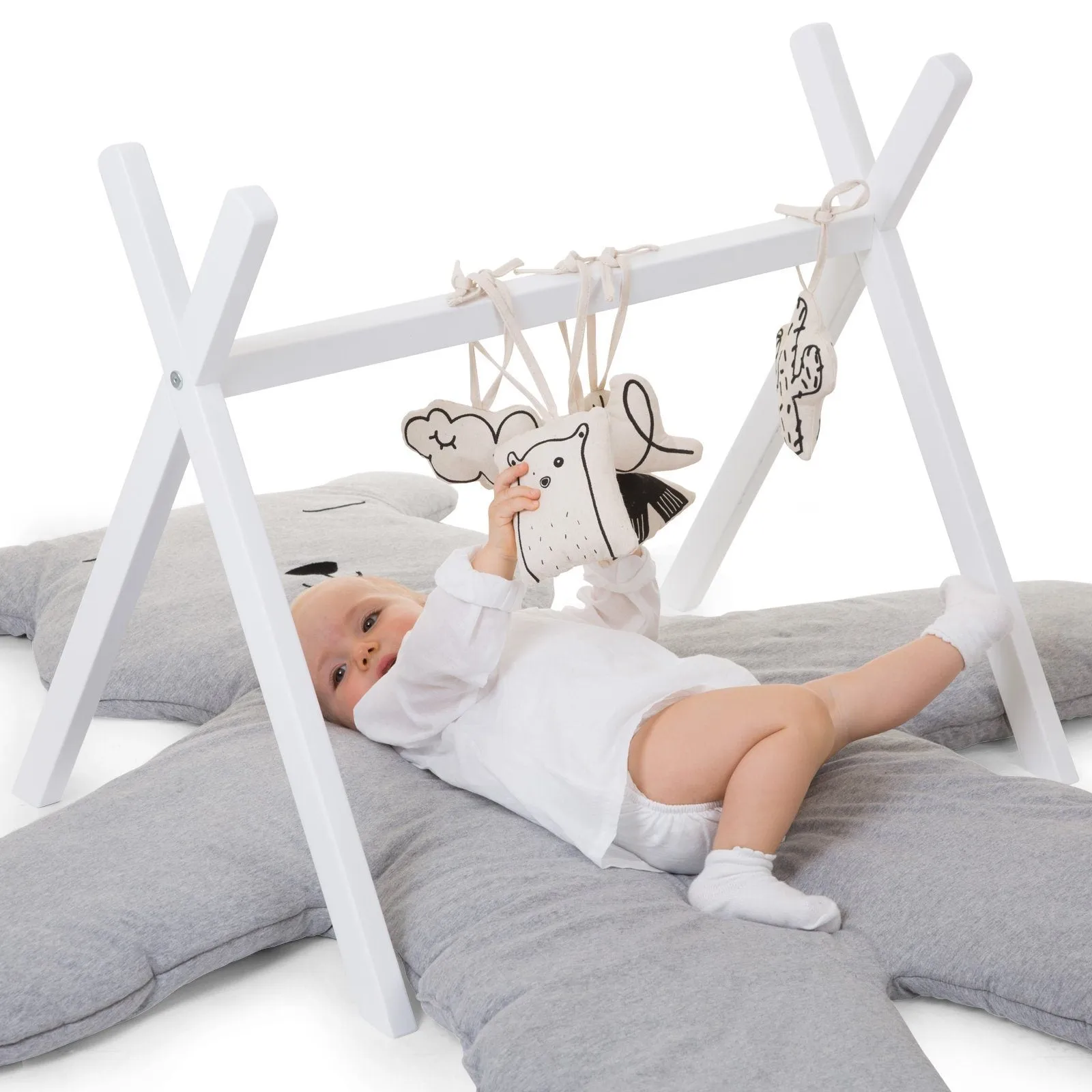 Childhome Tipi Play Gym Frame White