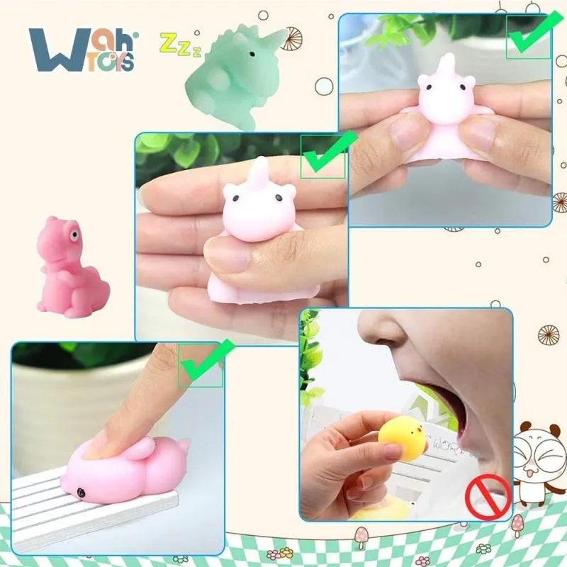 Cute Stress Reliever Toys Animal Pinch Toys For Kids Squishy Toys Mini Mochi Toy Mochi Cat Squishy Mochi Toys Mochi Set