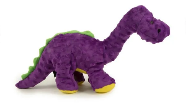 Dinos Purple Bruto Brontosaurus Dog Toy