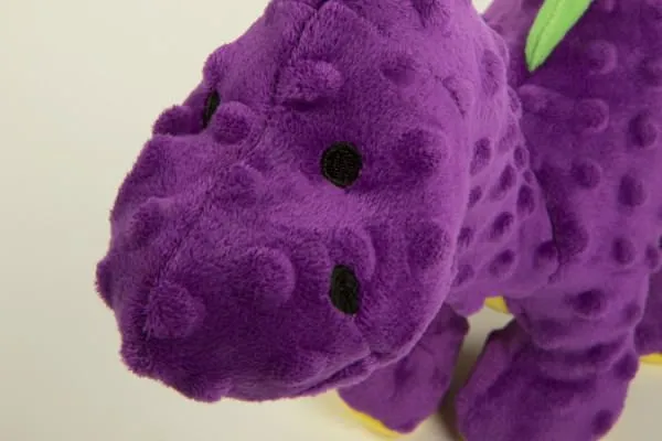 Dinos Purple Bruto Brontosaurus Dog Toy