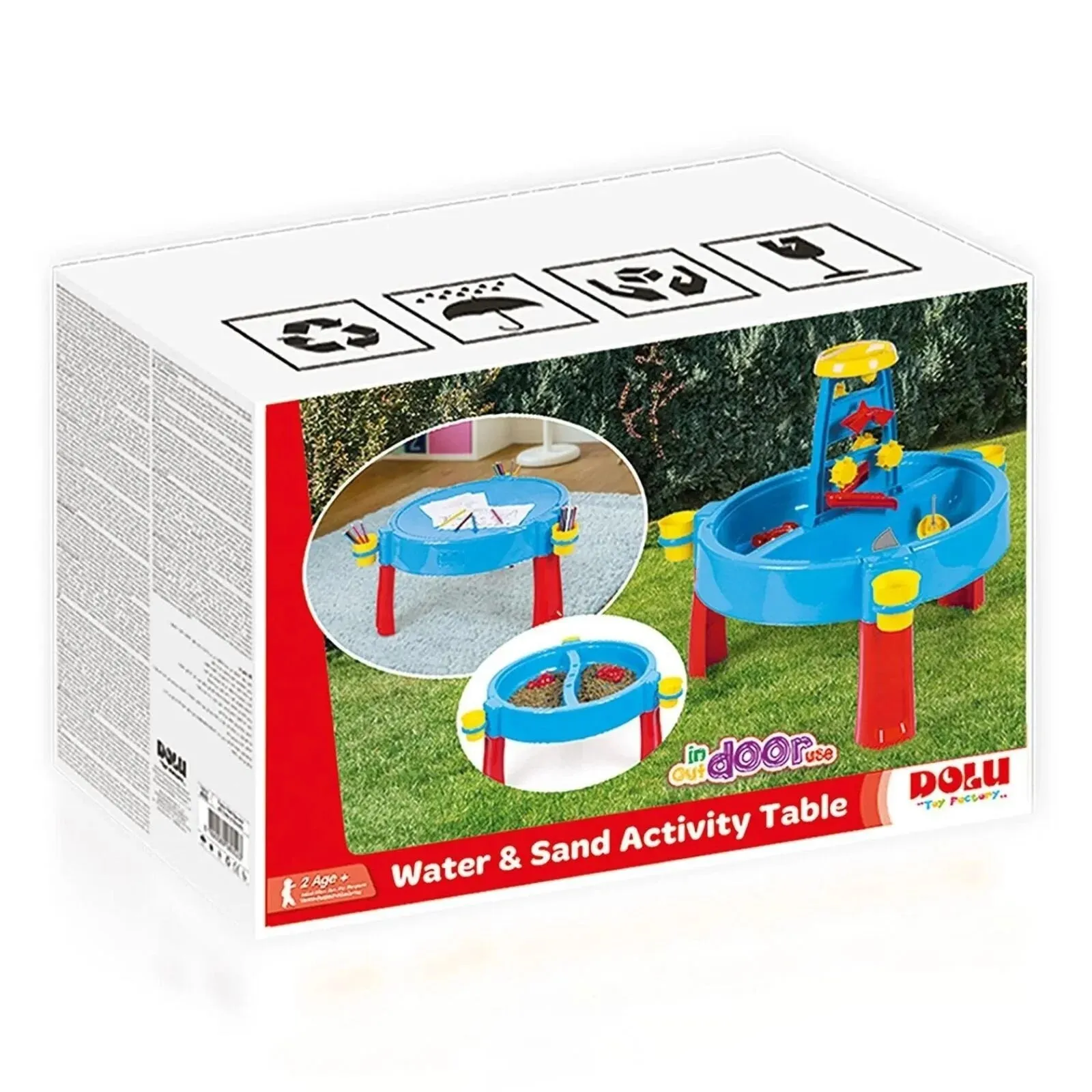 Dolu 3-in-1 Activity Play Table