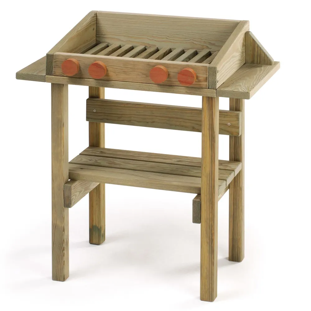 Erzi Wooden Toy Outdoor Barbecue and Grill