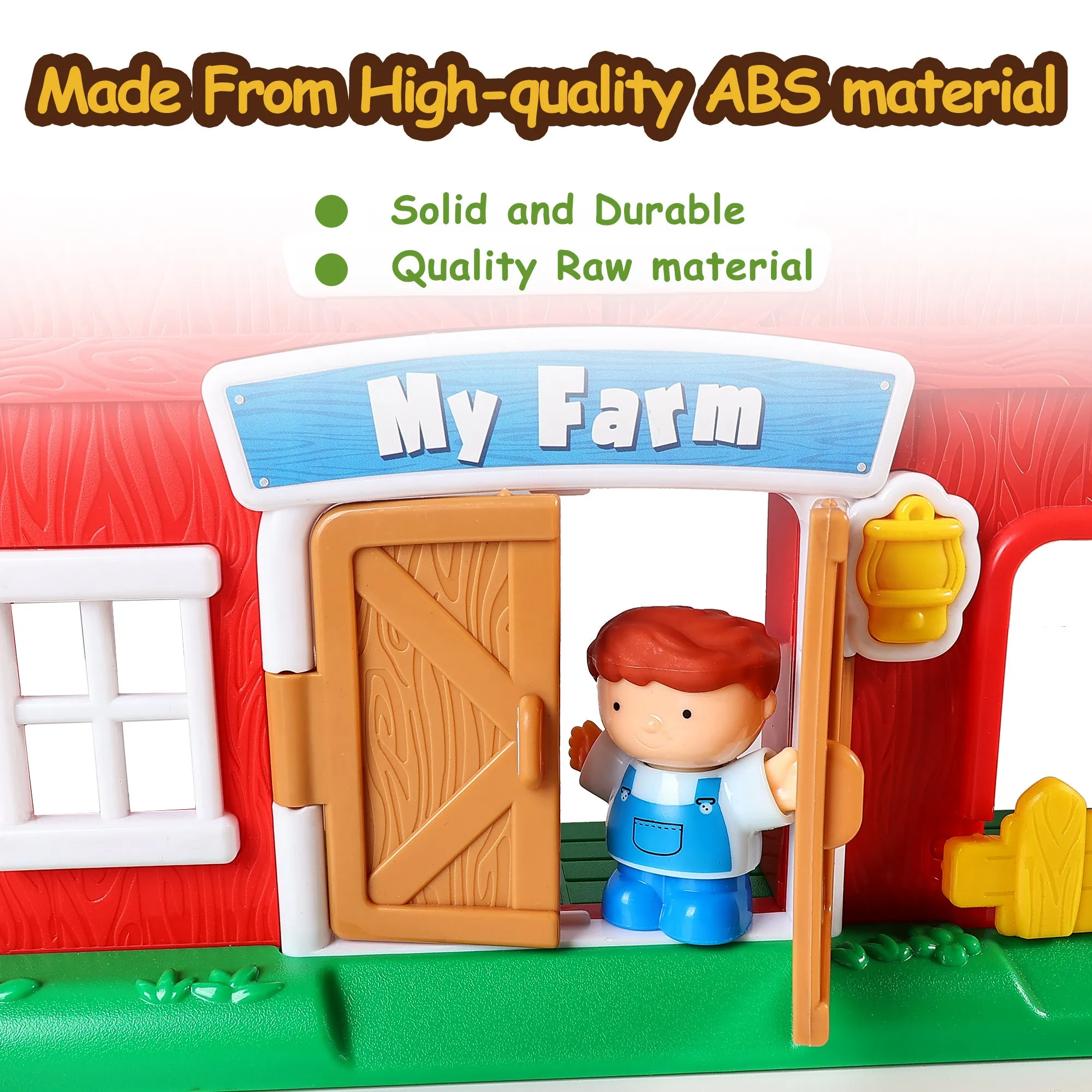 Farm House Toys Playset