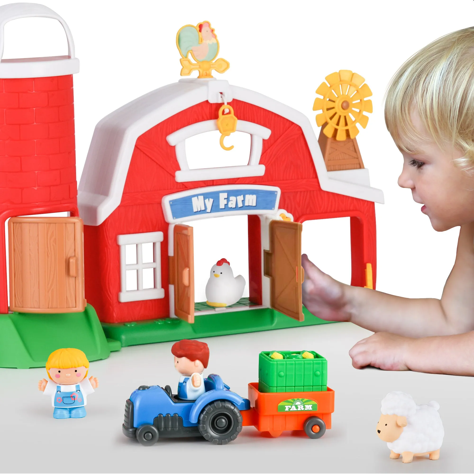 Farm House Toys Playset