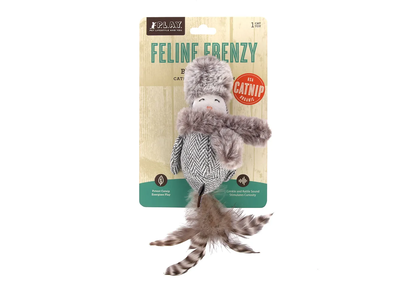 Feline Frenzy Blissful Birdie Toy