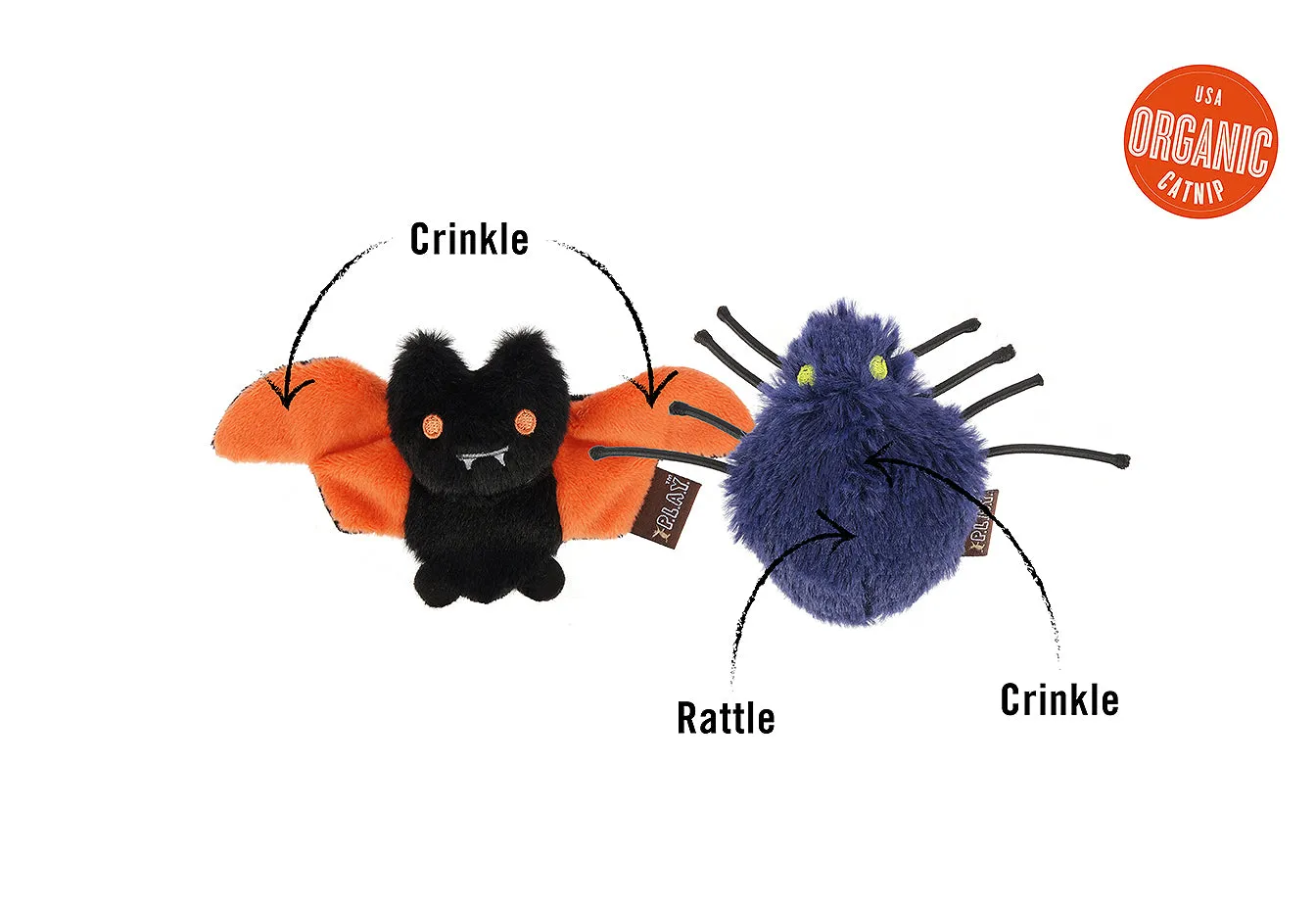 Feline Frenzy Creepy Critters Toy Set