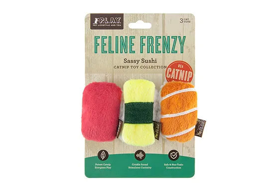 Feline Frenzy Plush Toy Collection