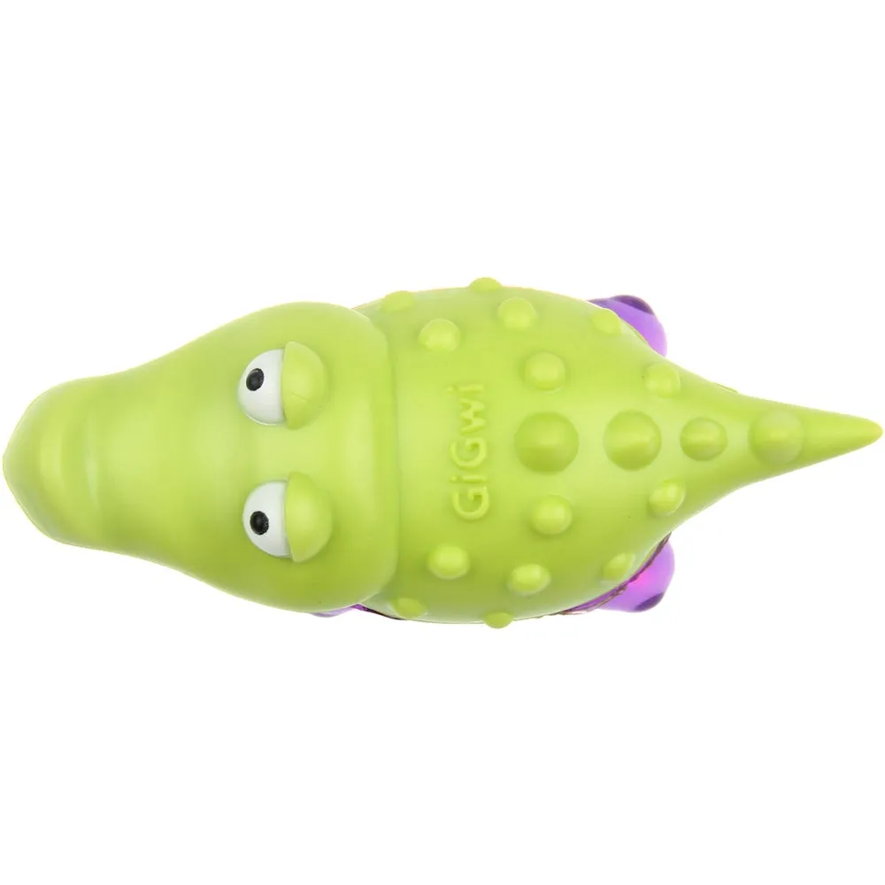 GiGwi Suppa Puppa Alligator TPR Dog Toy (Green/Purple)