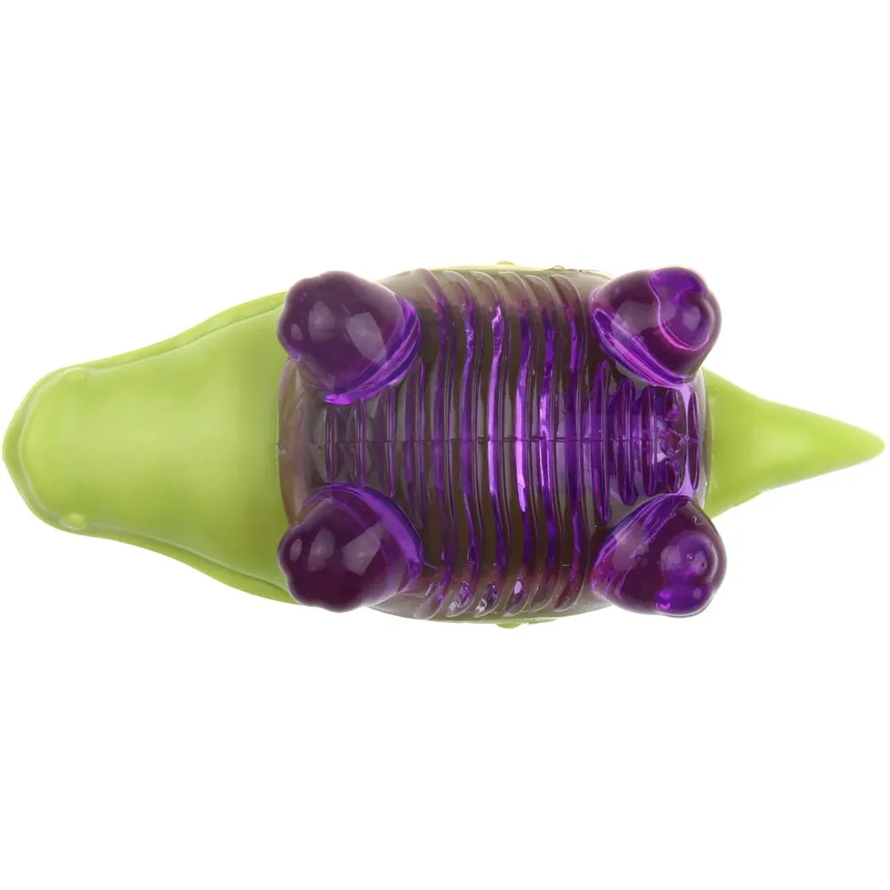 GiGwi Suppa Puppa Alligator TPR Dog Toy (Green/Purple)