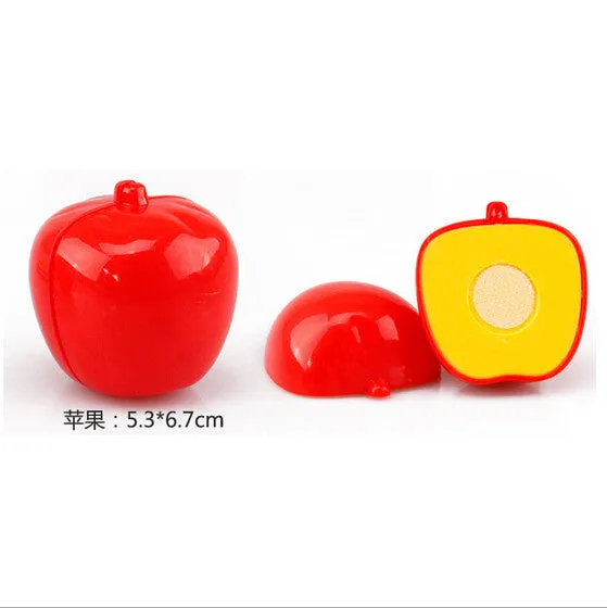 Hot Sale Plastic Kitchen Food Fruit Vegetable Cutting Kids Pretend Play Educational Toy Safety Children Kitchen Toys Sets