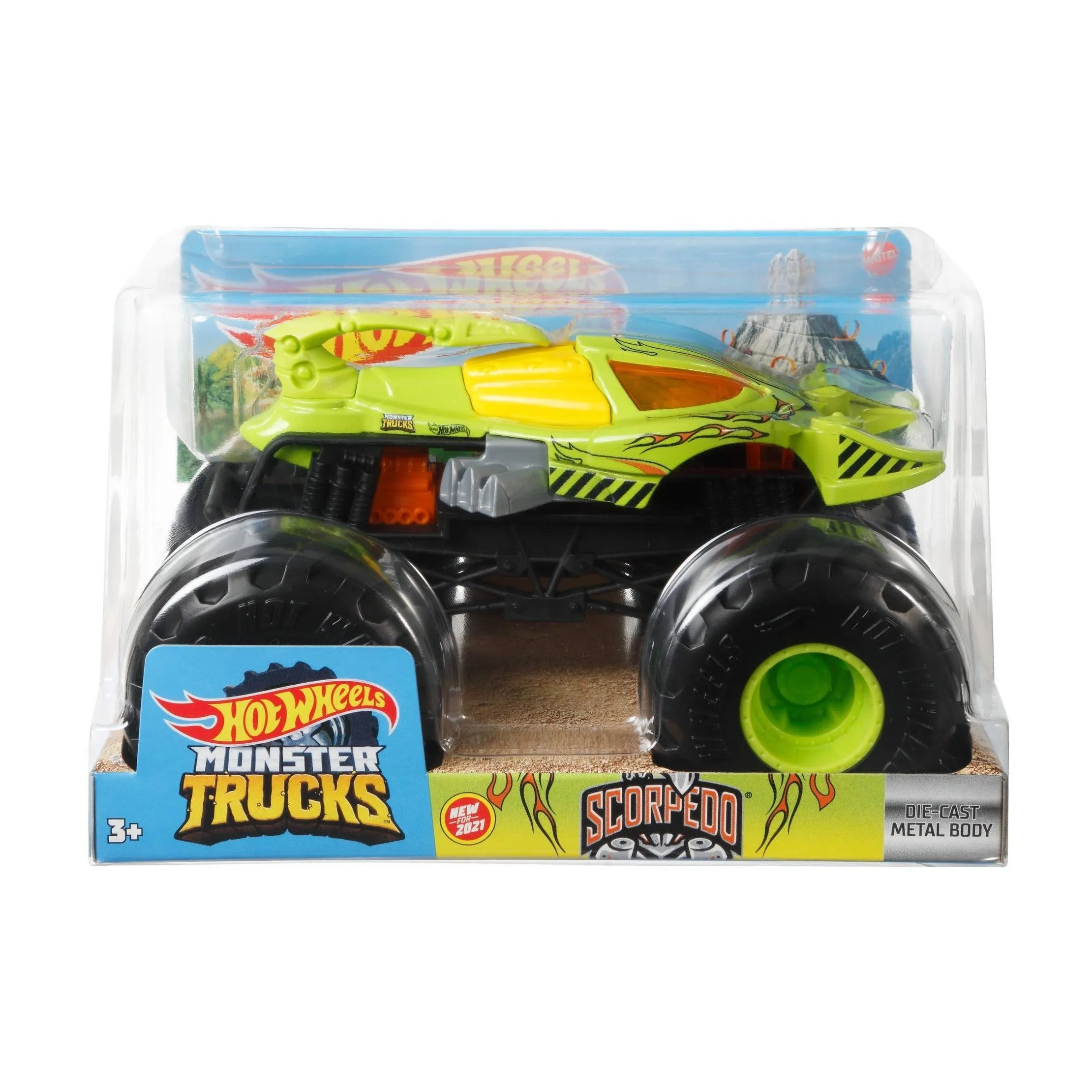 Hot Wheels Monster Trucks Scorpedo - 1:24 Scale Vehicle