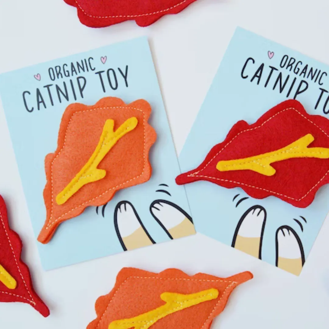 Housecat Club Crunchy Autumn Leaves Cat Catnip Toy