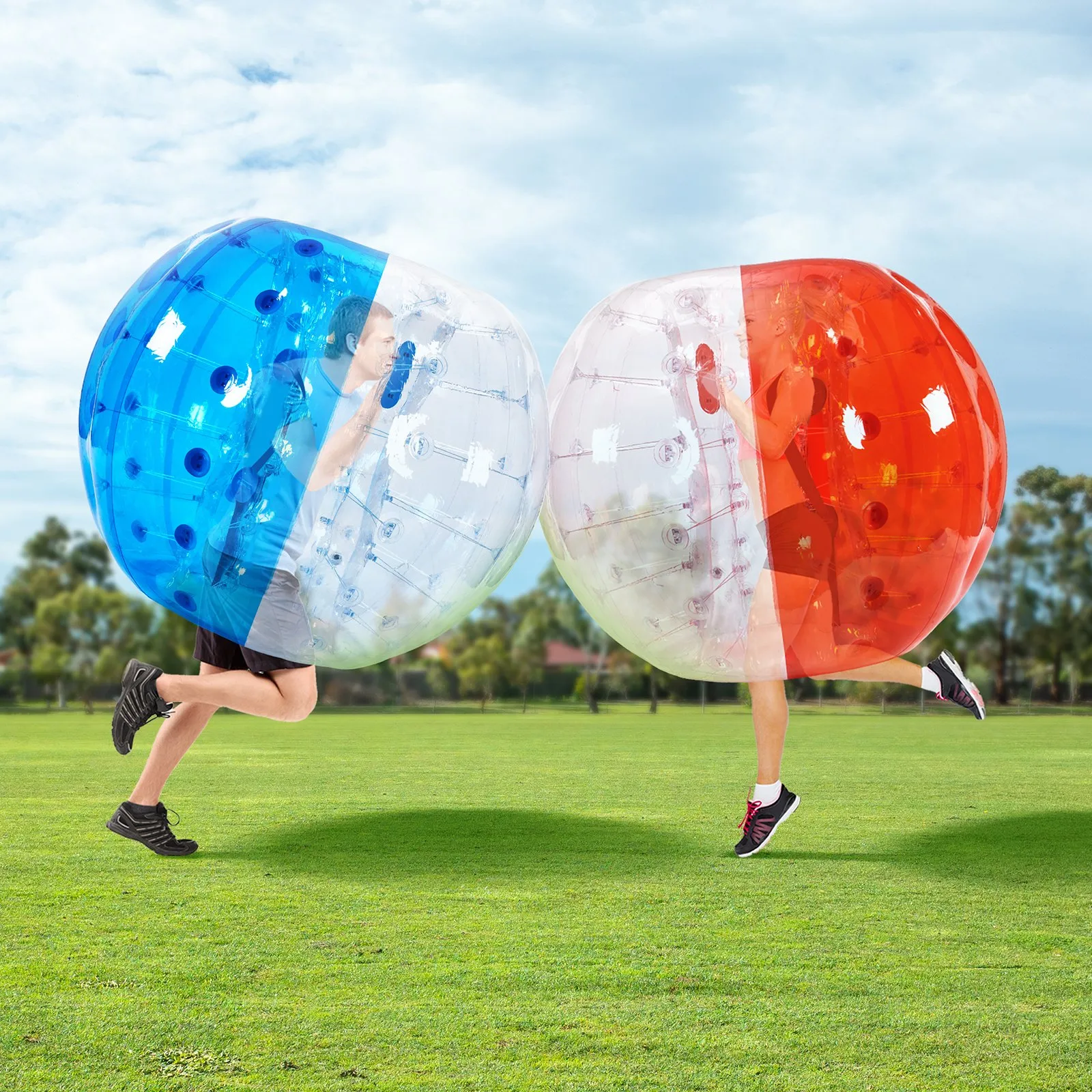 Inflatable Bumper BallS 2-Pack 5FT Sumo Zorb Balls for Teens & Adults