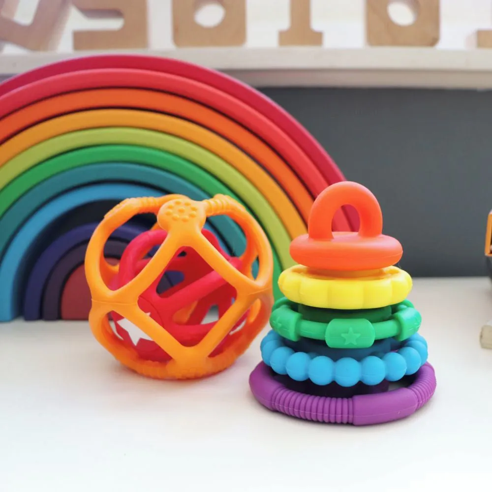 Jellystone Designs Rainbow Stacker & Teether