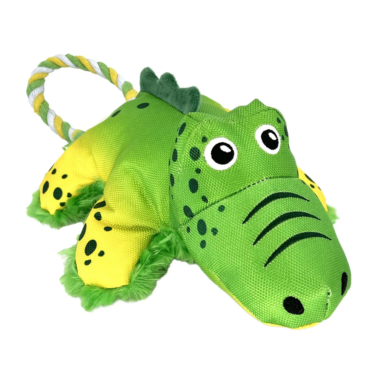 KONG Cozie Tuggz Alligator Dog Toy