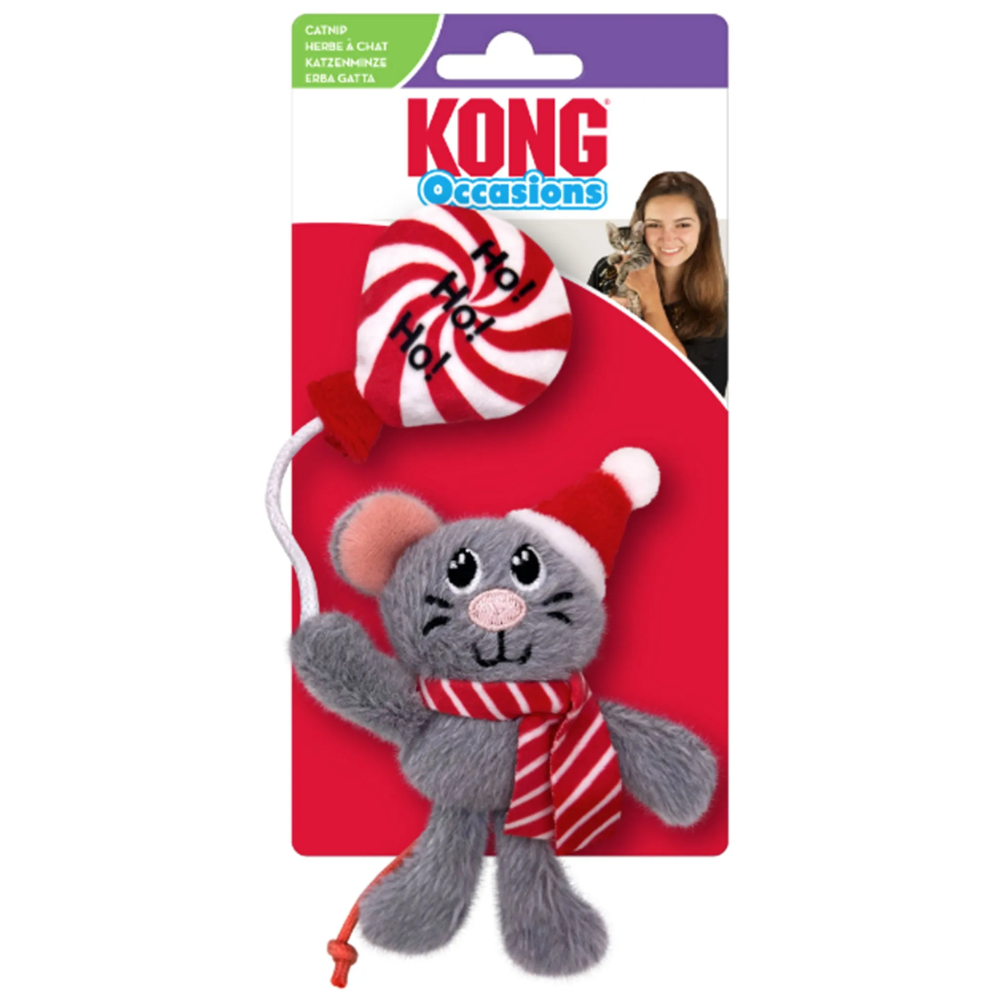 Kong Holiday Occasions Mouse Cat Toy