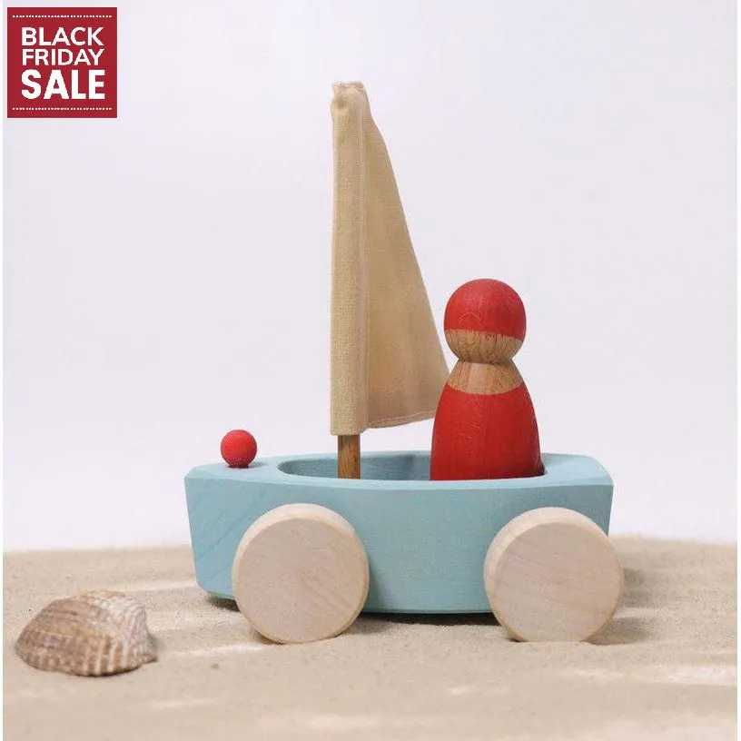 Land Yacht with Sailor, Small