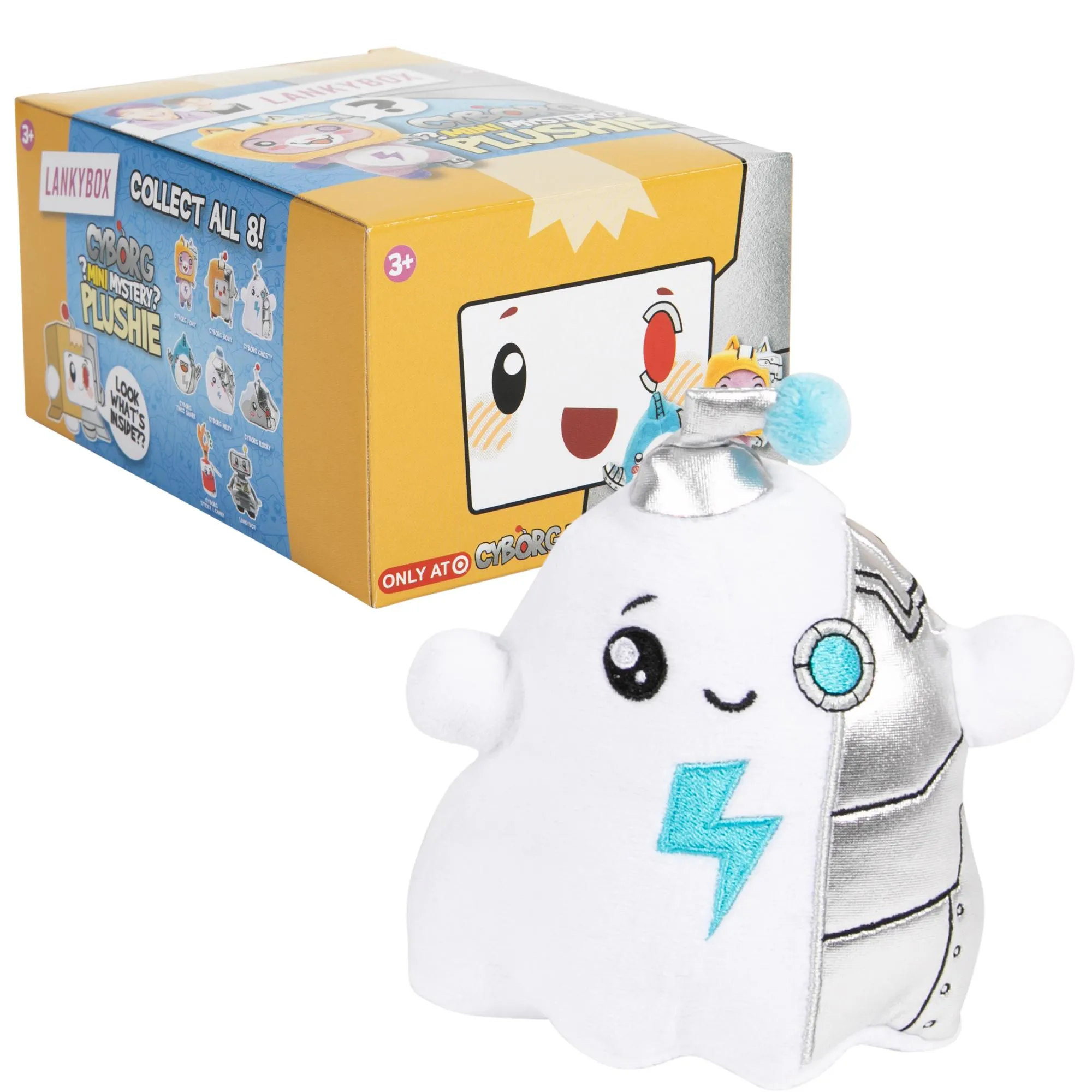 Lankybox 6 Inch Cyborg Mystery Plush S3