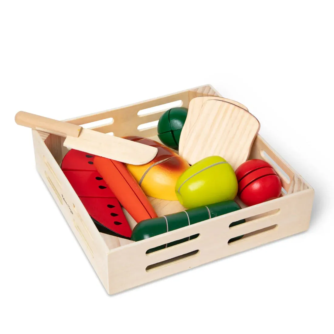 Melissa & Doug Cutting Food - Wooden Play Food