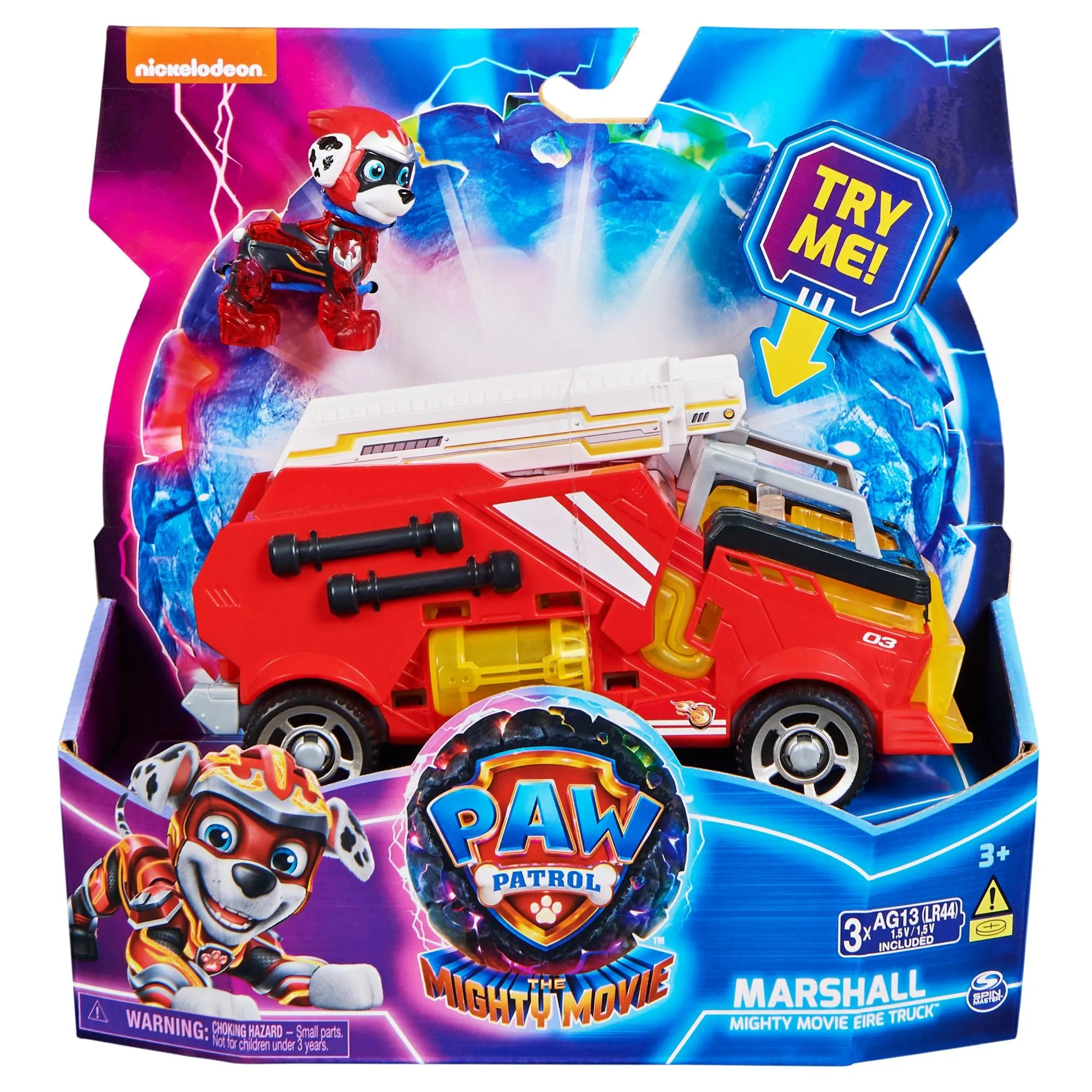 Paw Patrol Mighty Movie Theme Vehicle Assortment