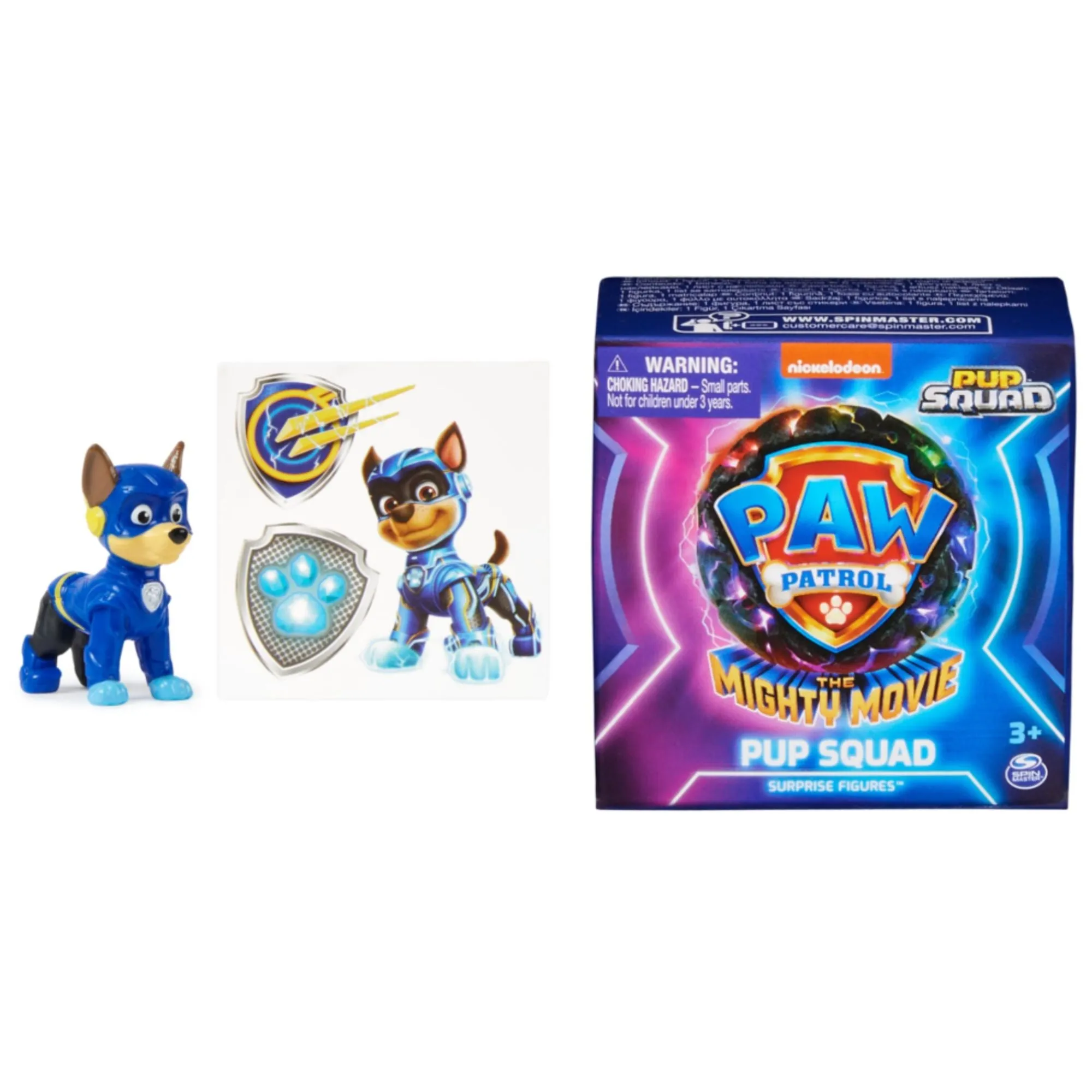 PAW Patrol The Mighty Movie Pup Squad Surprise Figure - Chase