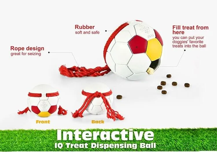 PETOPIA Ultra Tough Dog Toy Football Game Red/Black Random