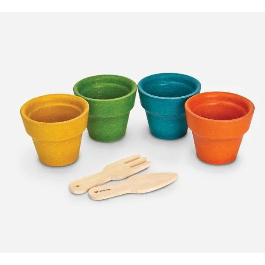 Plan Toys Flower Pot Set