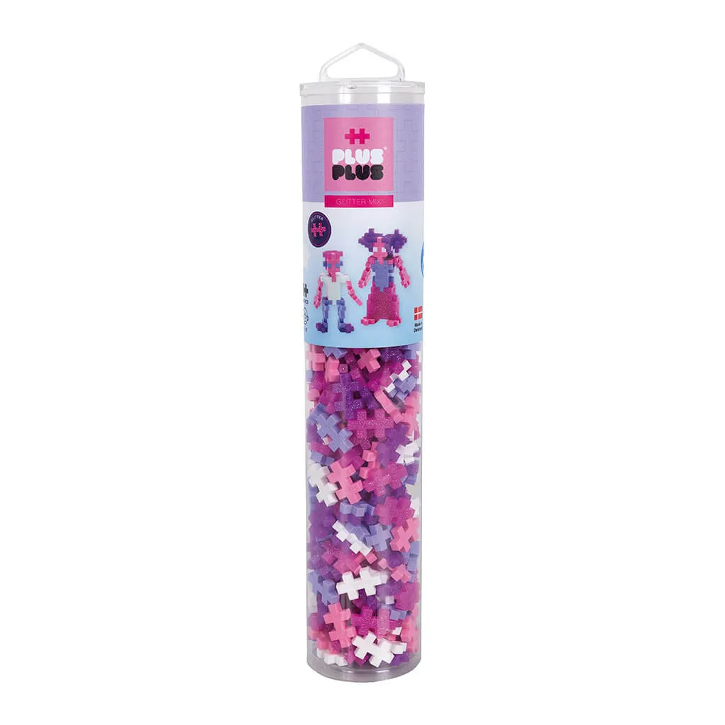 plus plus glitter tube - 240 pc