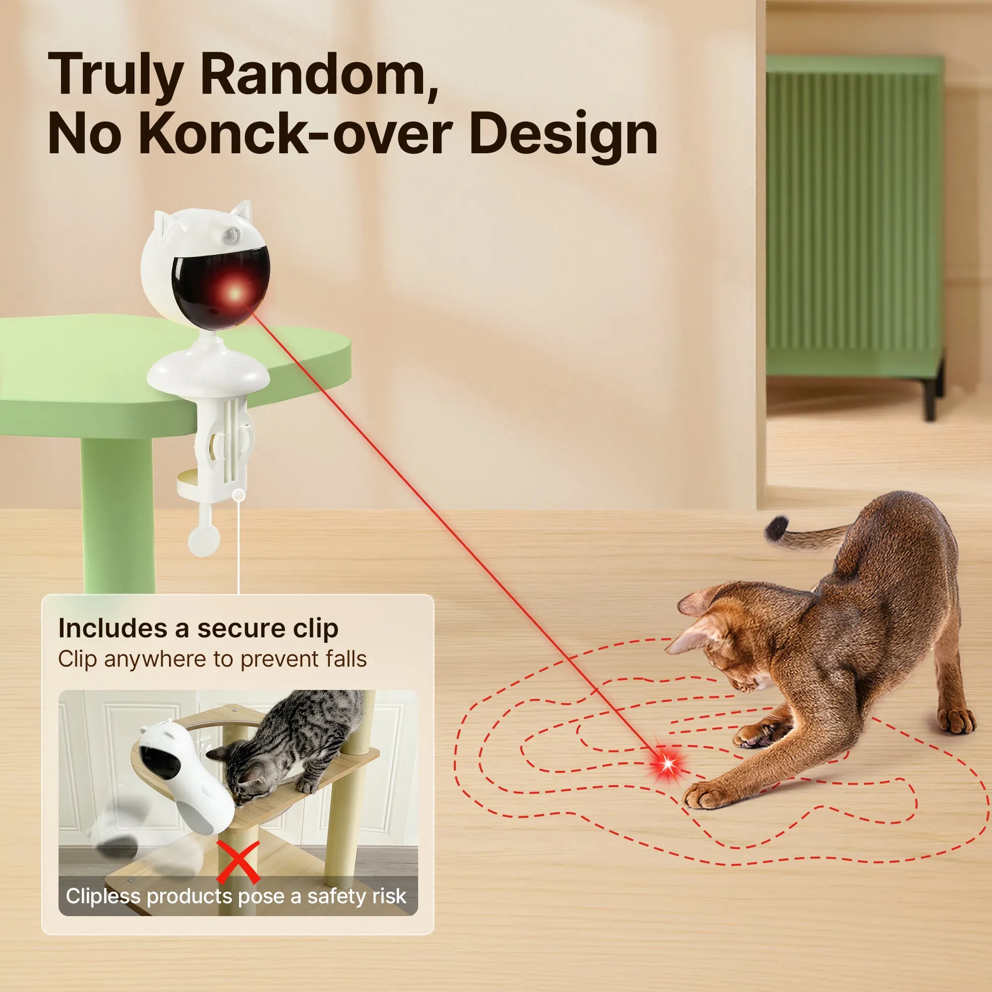 Potaroma Smart Sensor Cat Laser Toys Interactive