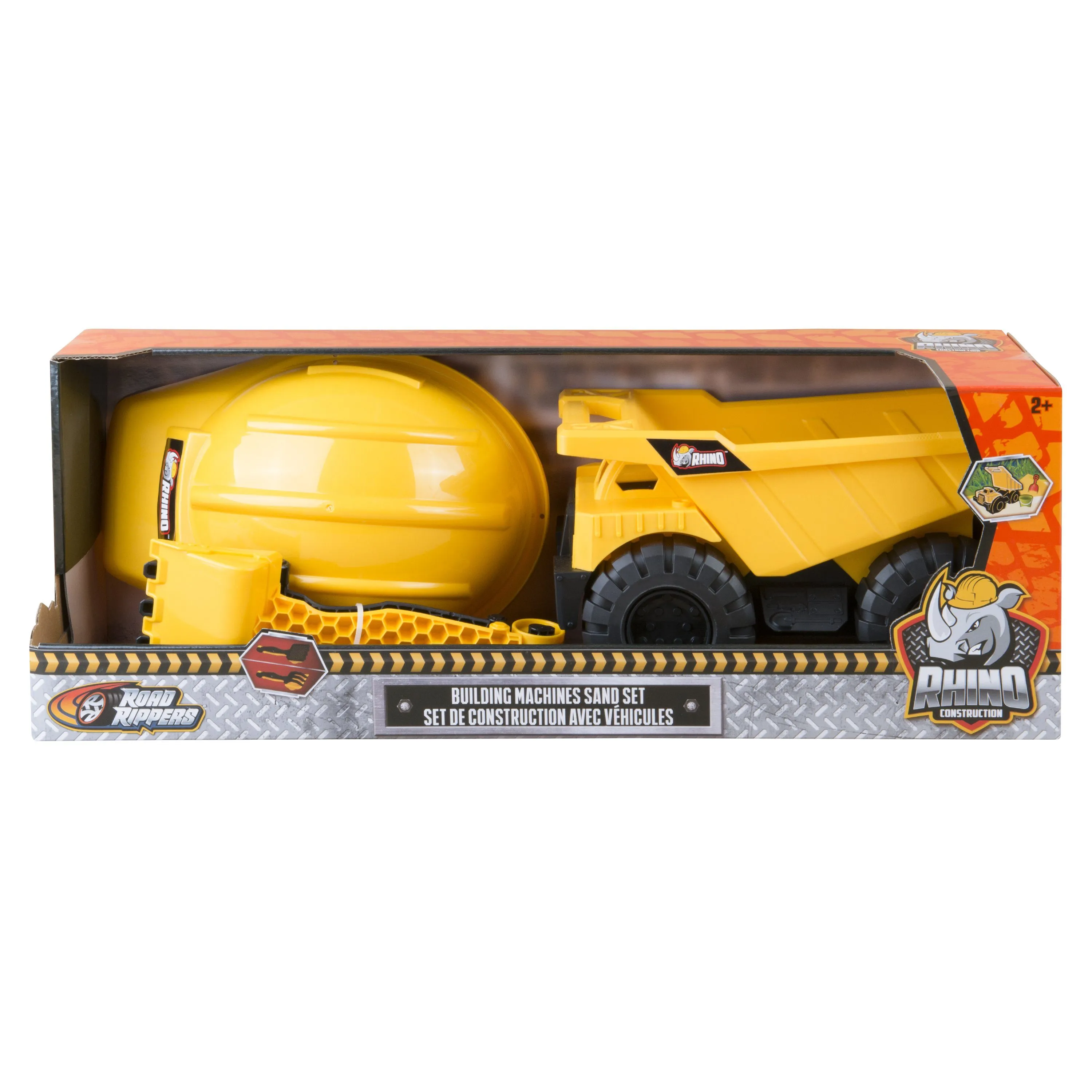 Rhino Construction - 10" Building Machines Sand Set