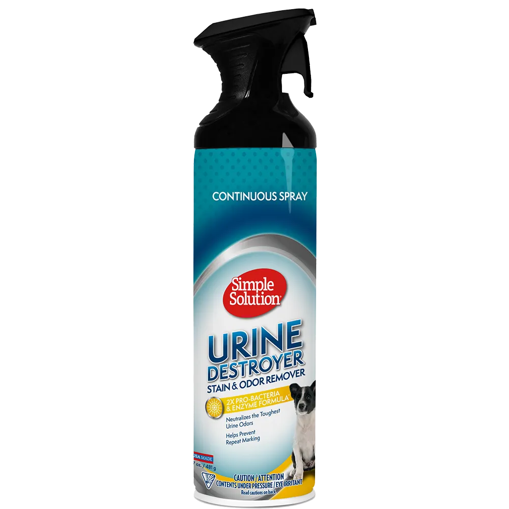 Simple Solution Urine Destroyer Stain & Odor Remover Continuous Spray 17oz