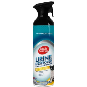 Simple Solution Urine Destroyer Stain & Odor Remover Continuous Spray 17oz